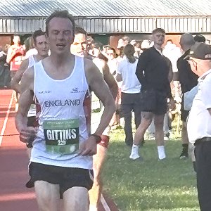 Mark Gittins at Masters 3000m
