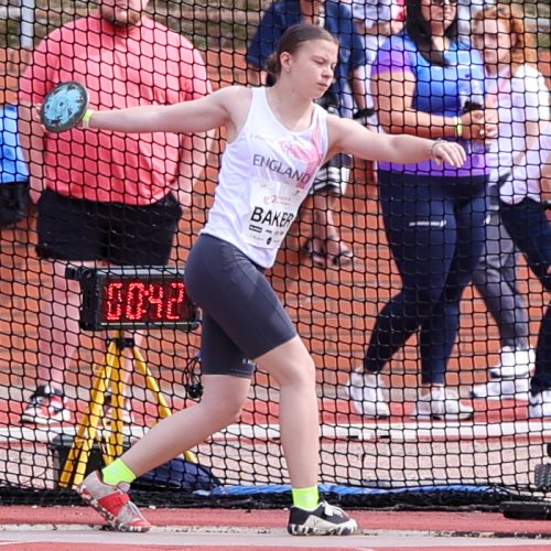 Elkie Baker discus at Pickering Memorial 2026